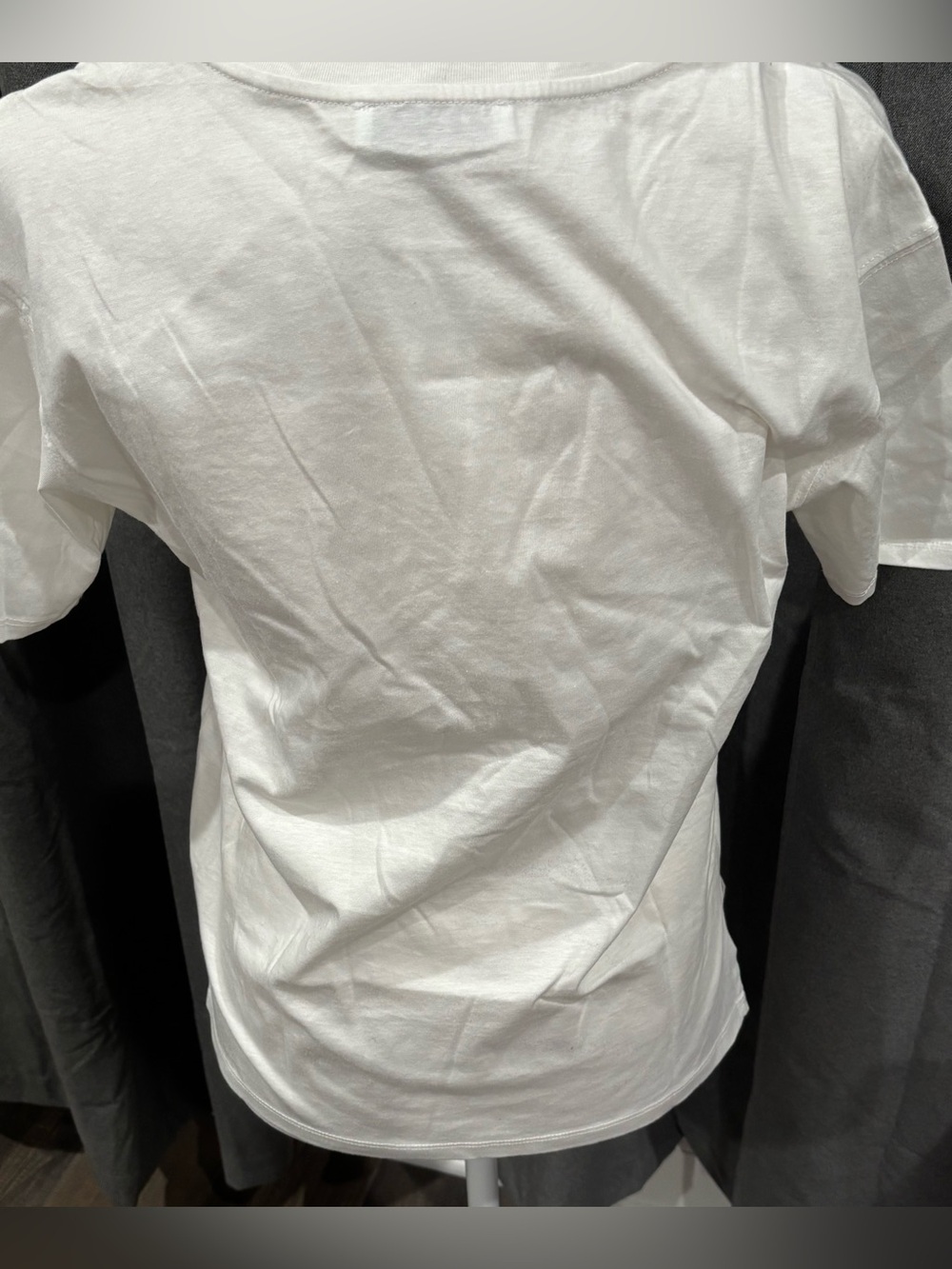 Sandro Paris "Eden Love Never Die" White Cotton T-Shirt Medium Casual Designer - Picture 8 of 13
